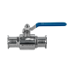 Кран шаровый Clamp DIN32676 нержавеющий, AISI304 DN40 (40мм), (CF8), PN8