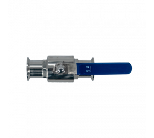 Кран шаровый Clamp DIN32676 нержавеющий, AISI304 DN40 (40мм), (CF8), PN8