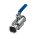 Кран шаровый Clamp DIN32676 нержавеющий, AISI304 DN50 (52мм), (CF8), PN8