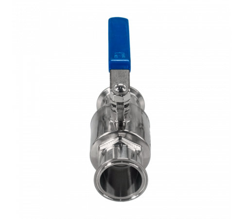 Кран шаровый Clamp DIN32676 нержавеющий, AISI304 DN50 (52мм), (CF8), PN8