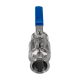 Кран шаровый Clamp DIN32676 нержавеющий, AISI304 DN50 (52мм), (CF8), PN8