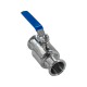 Кран шаровый Clamp DIN32676 нержавеющий, AISI304 DN50 (52мм), (CF8), PN8