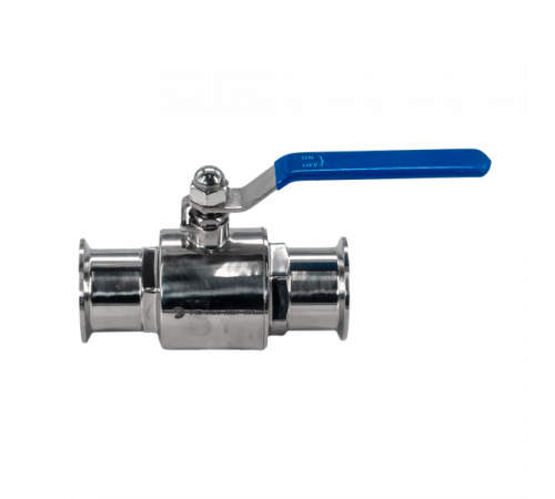 Кран шаровый Clamp DIN32676 нержавеющий, AISI304 DN50 (52мм), (CF8), PN8