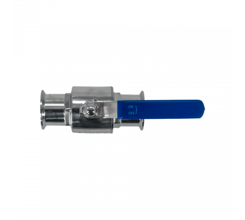 Кран шаровый Clamp DIN32676 нержавеющий, AISI304 DN50 (52мм), (CF8), PN8