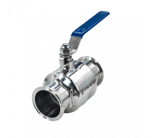 Кран шаровый Clamp DIN32676 нержавеющий, AISI304 DN65 (70мм), (CF8), PN8