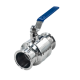 Кран шаровый Clamp DIN32676 нержавеющий, AISI304 DN65 (70мм), (CF8), PN8