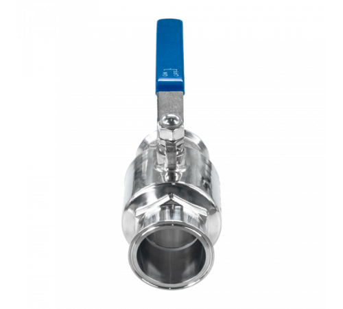 Кран шаровый Clamp DIN32676 нержавеющий, AISI304 DN65 (70мм), (CF8), PN8