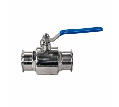 Кран шаровый Clamp DIN32676 нержавеющий, AISI304 DN65 (70мм), (CF8), PN8