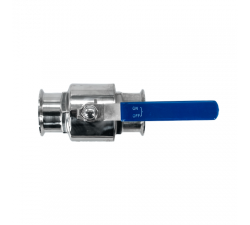 Кран шаровый Clamp DIN32676 нержавеющий, AISI304 DN65 (70мм), (CF8), PN8
