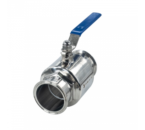 Кран шаровый Clamp DIN32676 нержавеющий, AISI304 DN80 (85мм), (CF8), PN8