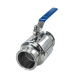 Кран шаровый Clamp DIN32676 нержавеющий, AISI304 DN80 (85мм), (CF8), PN8