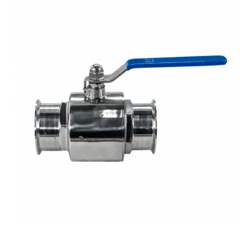 Кран шаровый Clamp DIN32676 нержавеющий, AISI304 DN80 (85мм), (CF8), PN8