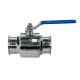 Кран шаровый Clamp DIN32676 нержавеющий, AISI304 DN80 (85мм), (CF8), PN8
