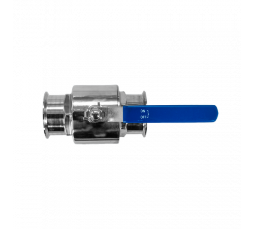 Кран шаровый Clamp DIN32676 нержавеющий, AISI304 DN80 (85мм), (CF8), PN8