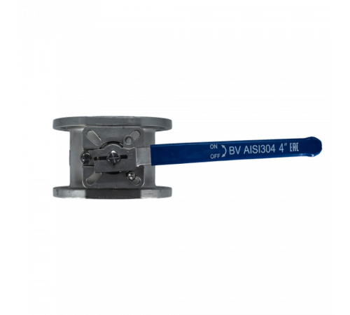 Кран шаровый межфланцевый под привод нержавеющий (1PC), AISI304 DN 100 (4