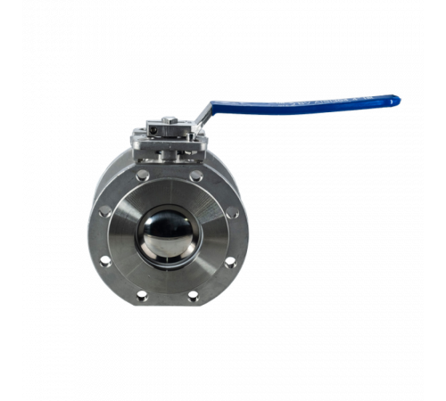 Кран шаровый межфланцевый под привод нержавеющий (1PC), AISI304 DN 100 (4
