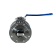 Кран шаровый межфланцевый под привод нержавеющий (1PC), AISI304 DN 100 (4