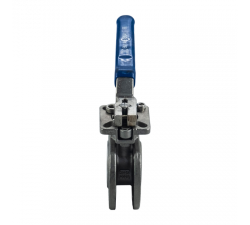 Кран шаровый межфланцевый под привод нержавеющий (1PC), AISI304 DN15 (1/2