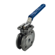 Кран шаровый межфланцевый под привод нержавеющий (1PC), AISI304 DN15 (1/2