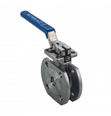 Кран шаровый межфланцевый под привод нержавеющий (1PC), AISI304 DN20 (3/4"), (CF8), PN16