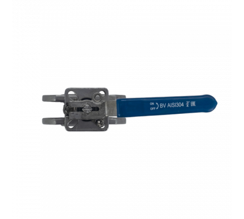Кран шаровый межфланцевый под привод нержавеющий (1PC), AISI304 DN20 (3/4