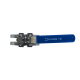 Кран шаровый межфланцевый под привод нержавеющий (1PC), AISI304 DN25 (1