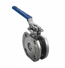 Кран шаровый межфланцевый под привод нержавеющий (1PC), AISI304 DN32 (1_1/4"), (CF8), PN16