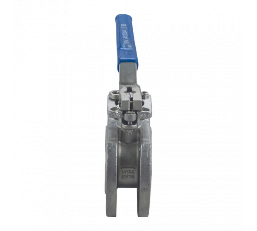 Кран шаровый межфланцевый под привод нержавеющий (1PC), AISI304 DN32 (1_1/4