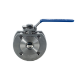 Кран шаровый межфланцевый под привод нержавеющий (1PC), AISI304 DN40 (1_1/2