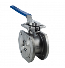 Кран шаровый межфланцевый под привод нержавеющий (1PC), AISI304 DN65 (2_1/2"), (CF8), PN16