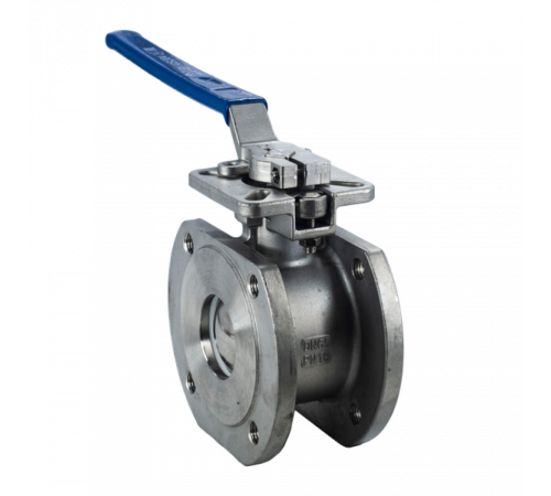Кран шаровый межфланцевый под привод нержавеющий (1PC), AISI304 DN65 (2_1/2