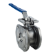 Кран шаровый межфланцевый под привод нержавеющий (1PC), AISI304 DN65 (2_1/2