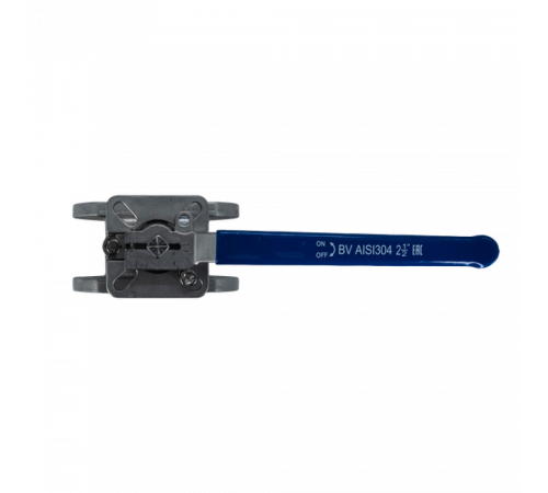Кран шаровый межфланцевый под привод нержавеющий (1PC), AISI304 DN65 (2_1/2