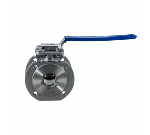 Кран шаровый межфланцевый под привод нержавеющий (1PC), AISI304 DN65 (2_1/2