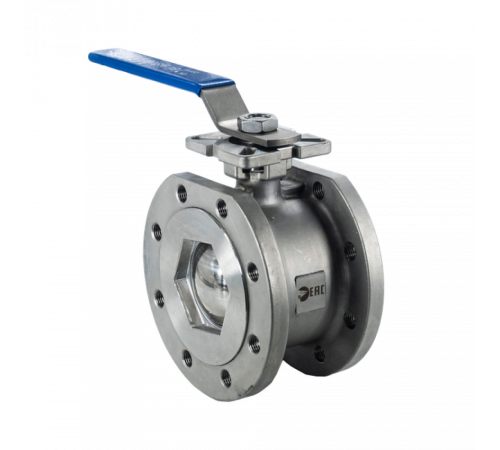 Кран шаровый межфланцевый под привод нержавеющий (1PC), AISI304 DN80 (3