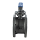 Кран шаровый межфланцевый под привод нержавеющий (1PC), AISI304 DN80 (3