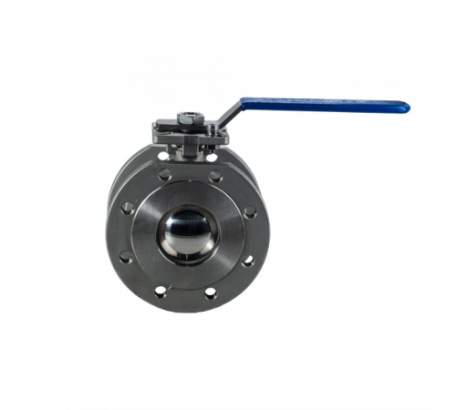 Кран шаровый межфланцевый под привод нержавеющий (1PC), AISI304 DN80 (3