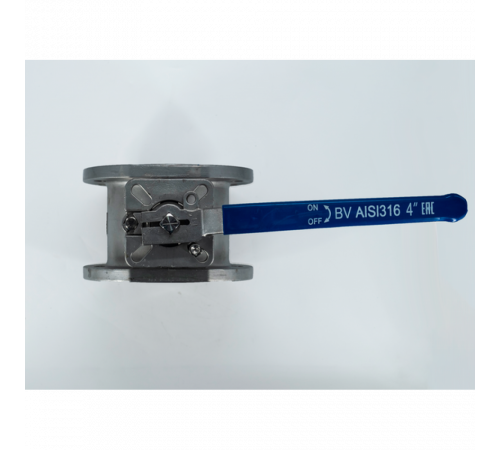 Кран шаровый межфланцевый под привод нержавеющий (1PC), AISI316 DN 100 (4
