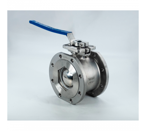 Кран шаровый межфланцевый под привод нержавеющий (1PC), AISI316 DN 100 (4