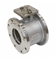 Кран шаровый межфланцевый под привод нержавеющий (1PC), AISI304 DN 125 (5"), (CF8), PN16