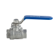 Кран шаровый муфтовый двусоставной нержавеющий (2PC), AISI304 DN10 (3/8