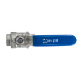 Кран шаровый муфтовый двусоставной нержавеющий (2PC), AISI304 DN10 (3/8