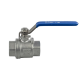 Кран шаровый муфтовый двусоставной нержавеющий (2PC), AISI304 DN25 (1