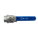 Кран шаровый муфтовый двусоставной нержавеющий (2PC), AISI304 DN25 (1