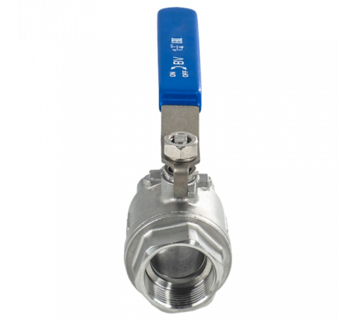 Кран шаровый муфтовый двусоставной нержавеющий (2PC), AISI304 DN32 (1_1/4