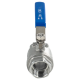 Кран шаровый муфтовый двусоставной нержавеющий (2PC), AISI304 DN32 (1_1/4