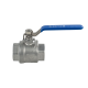 Кран шаровый муфтовый двусоставной нержавеющий (2PC), AISI304 DN32 (1_1/4