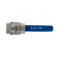 Кран шаровый муфтовый двусоставной нержавеющий (2PC), AISI304 DN32 (1_1/4
