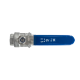 Кран шаровый муфтовый двусоставной нержавеющий (2PC), AISI304 DN 8 (1/4