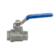 Кран шаровый муфтовый двусоставной нержавеющий (2PC), AISI316 DN15 (1/2
